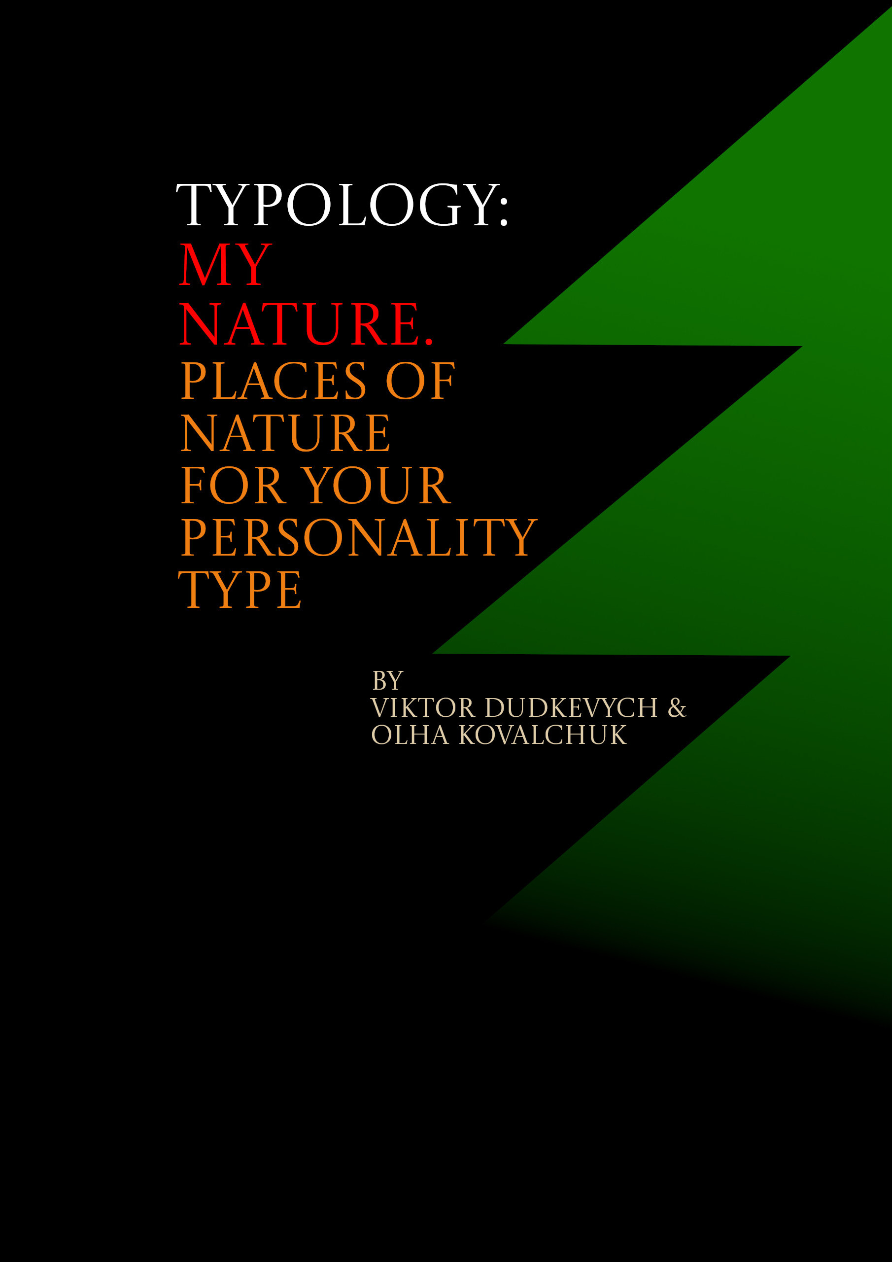 Typology: My nature.
Places of nature for your
personality type