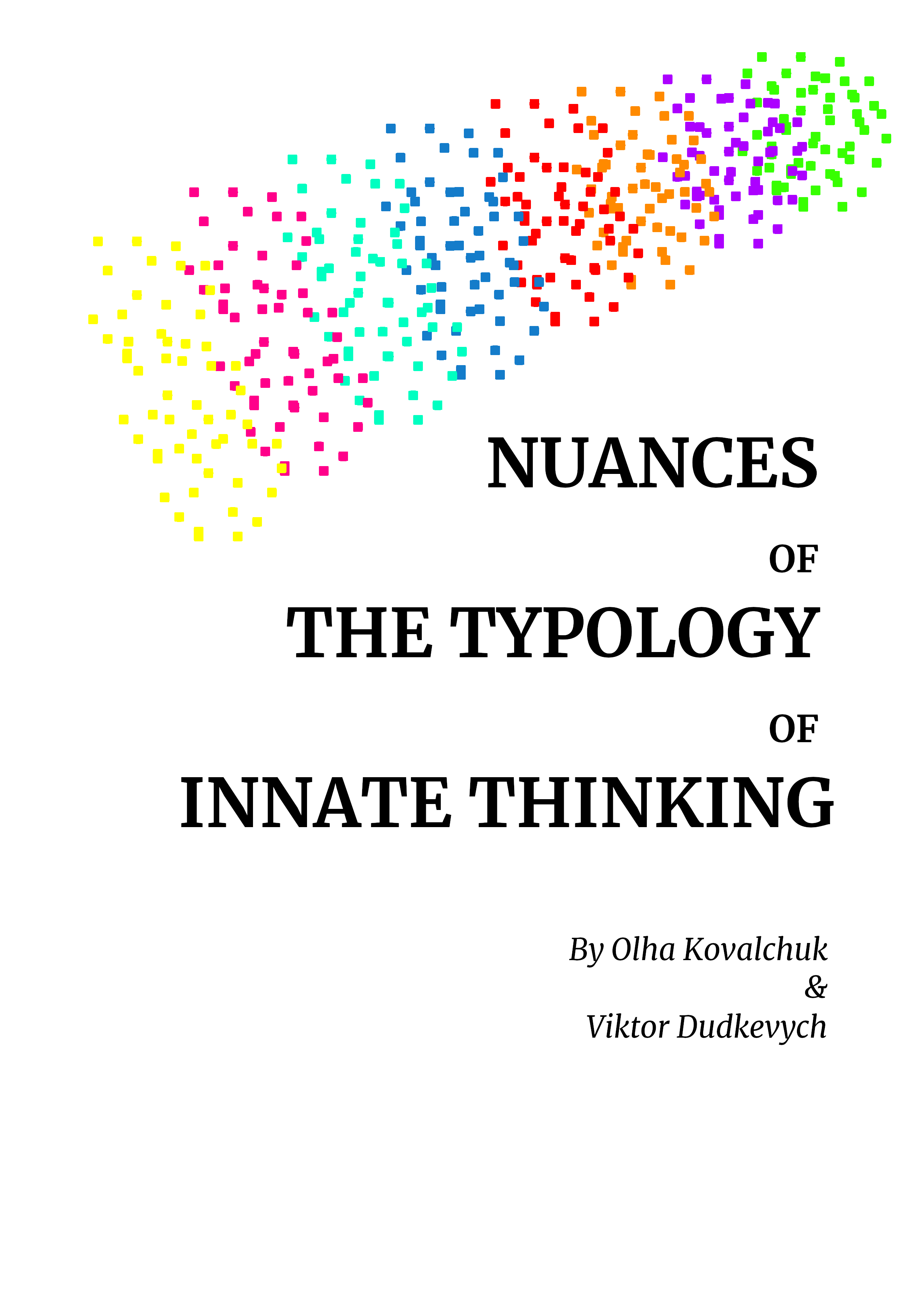 Nuances of the typology of innate thinking. Book.