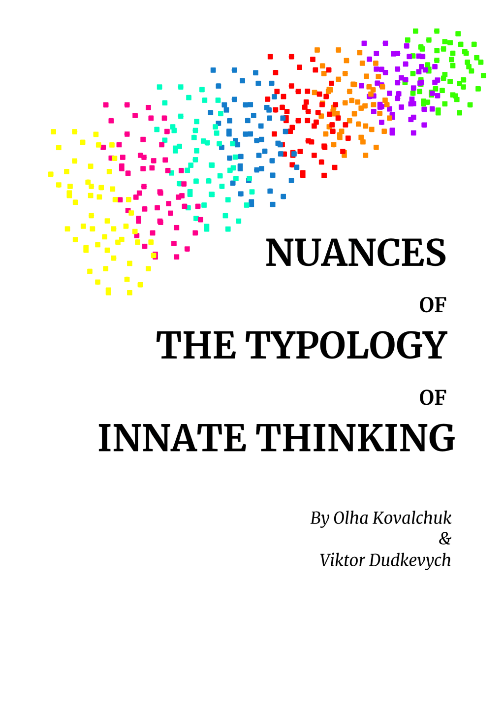 Nuances of the typology of innate thinking. Book.